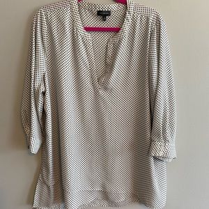 Long polka dot blouse- the Limited XL